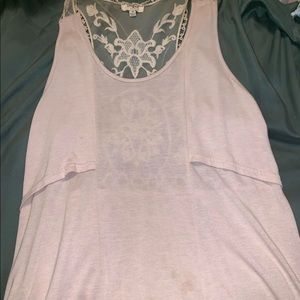 Cream color umgee tunic/tank top